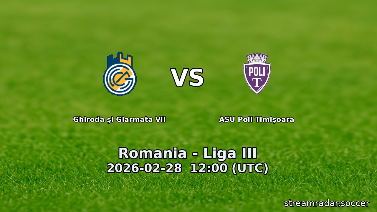 Ghiroda şi Giarmata Vii vs ASU Poli Timişoara