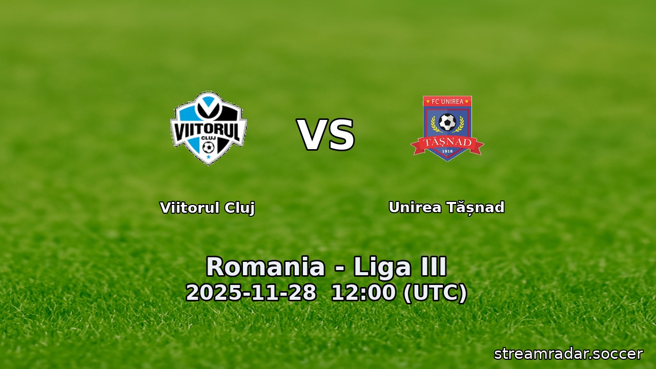 Viitorul Cluj vs Unirea Tășnad