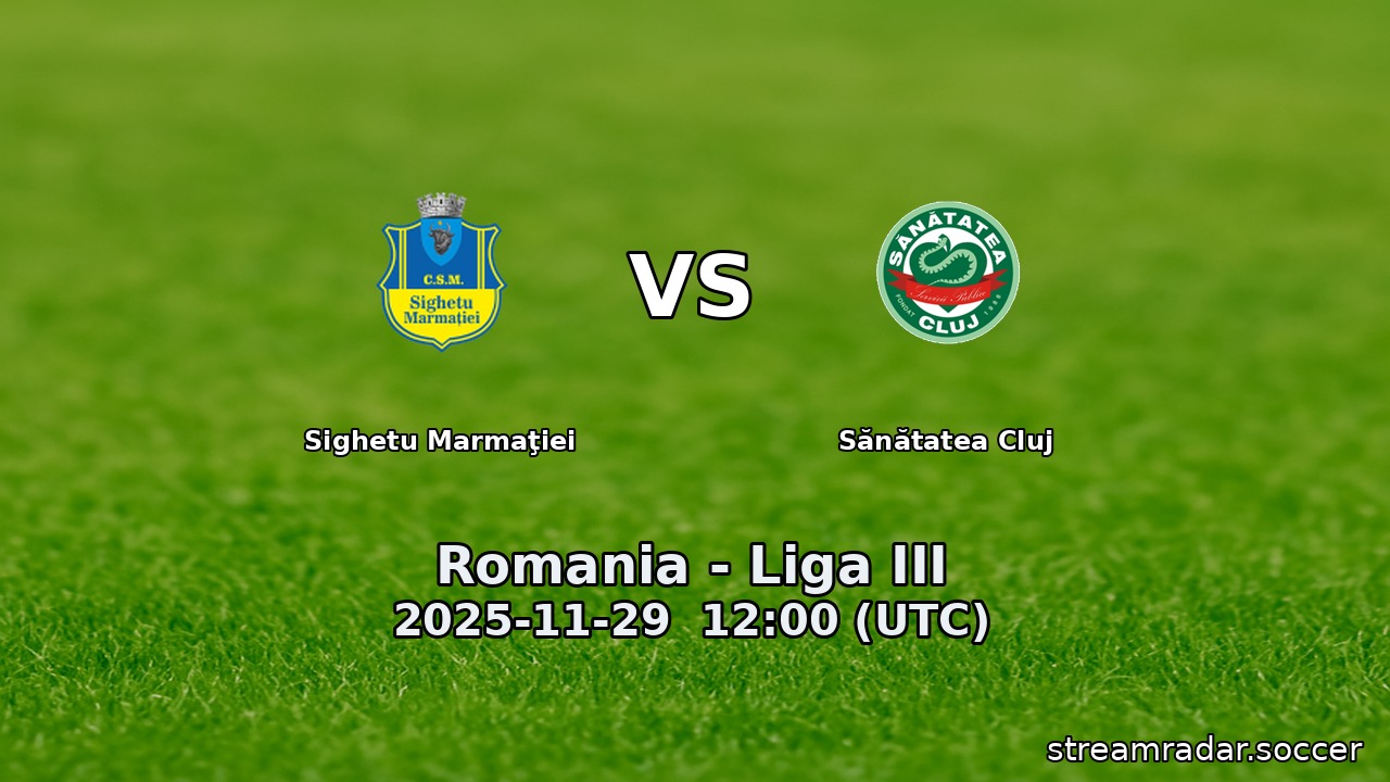 Sighetu Marmaţiei vs Sănătatea Cluj