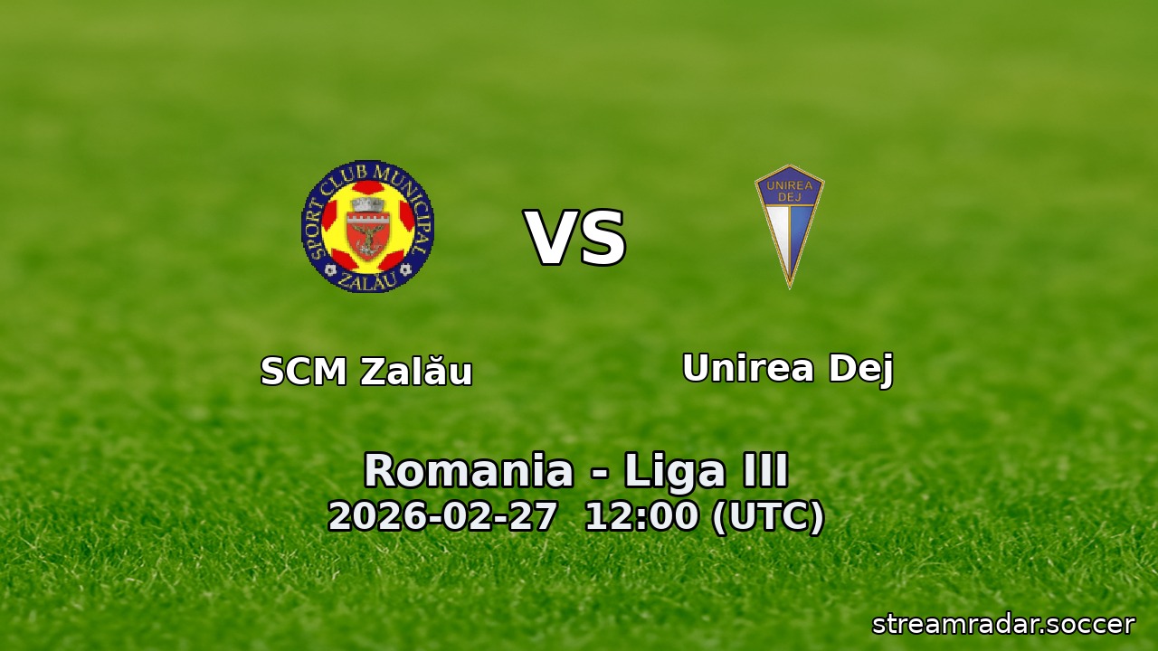 SCM Zalău vs Unirea Dej