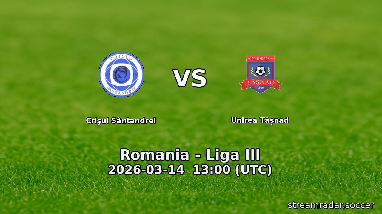Crişul Sântandrei vs Unirea Tășnad