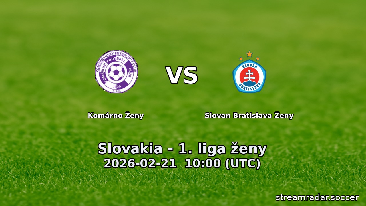 Komárno Ženy vs Slovan Bratislava Ženy