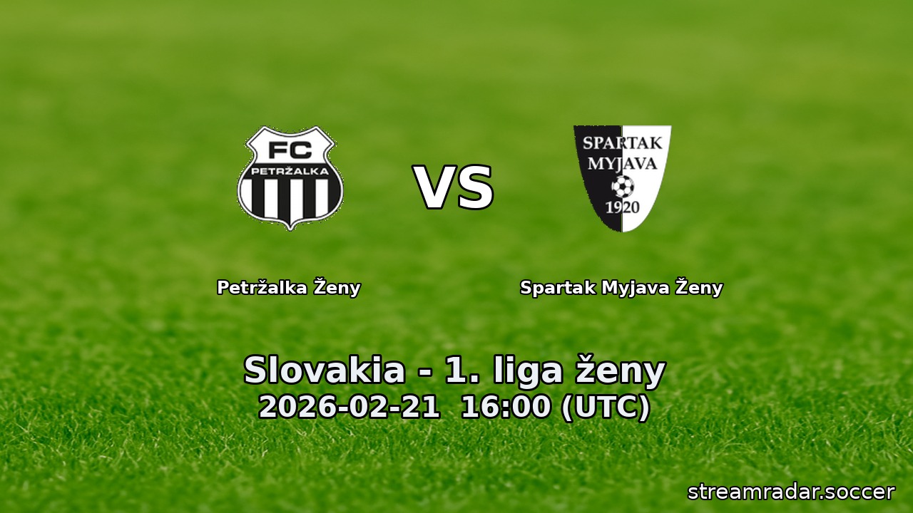 Petržalka Ženy vs Spartak Myjava Ženy