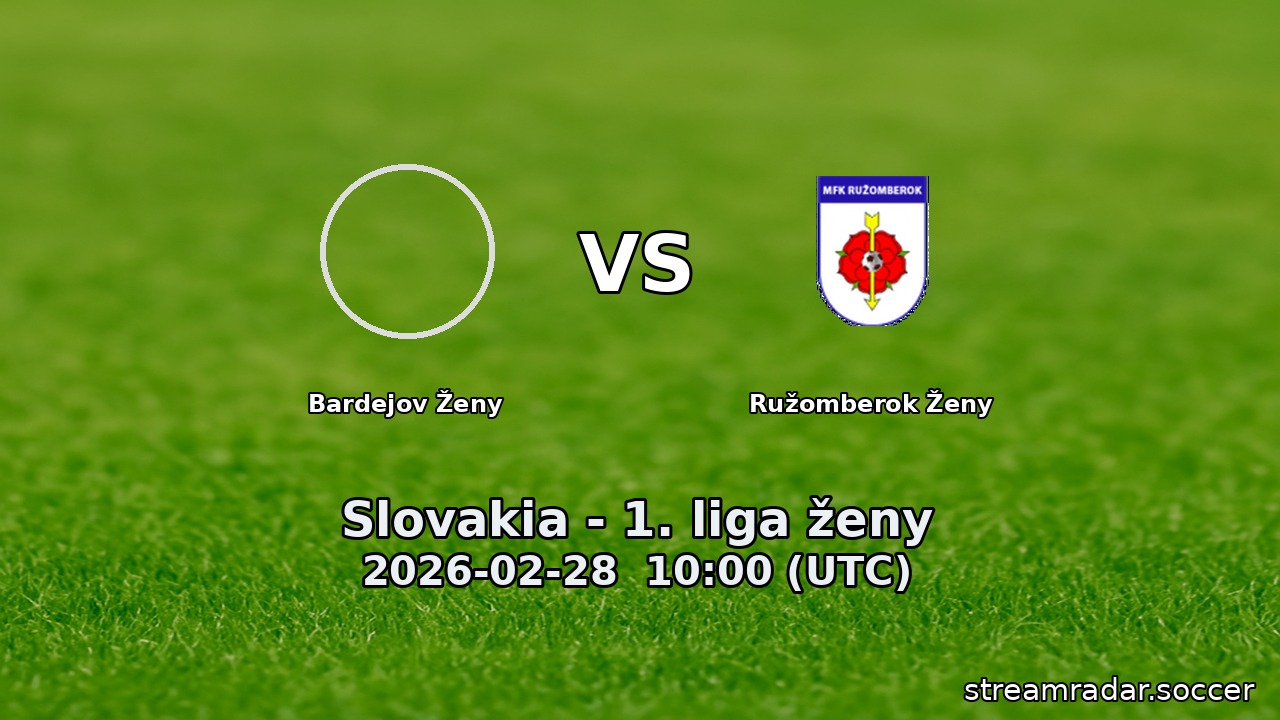 Bardejov Ženy vs Ružomberok Ženy