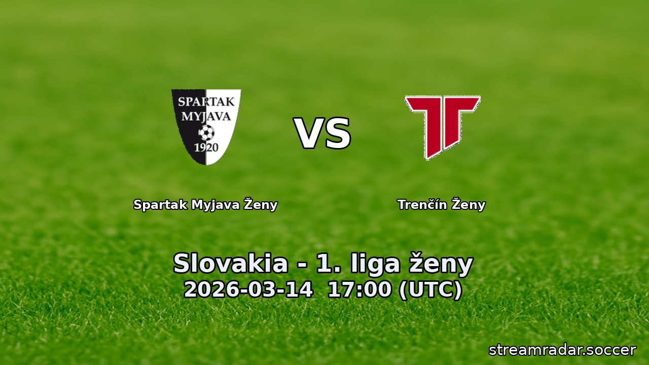 Spartak Myjava Ženy vs Trenčín Ženy