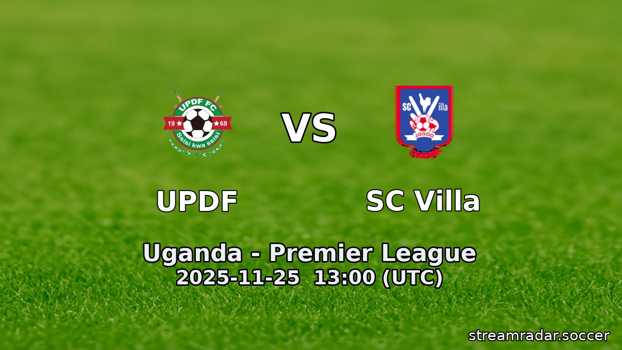 UPDF vs SC Villa