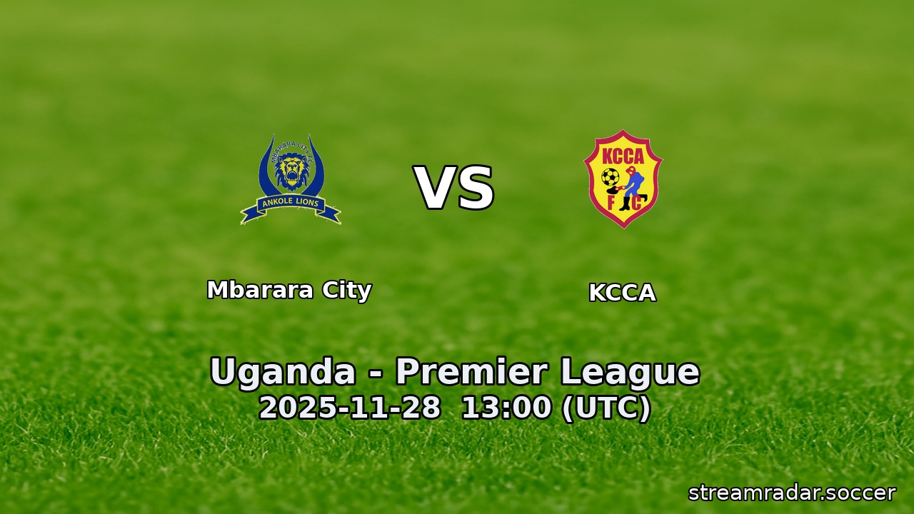 Mbarara City vs KCCA