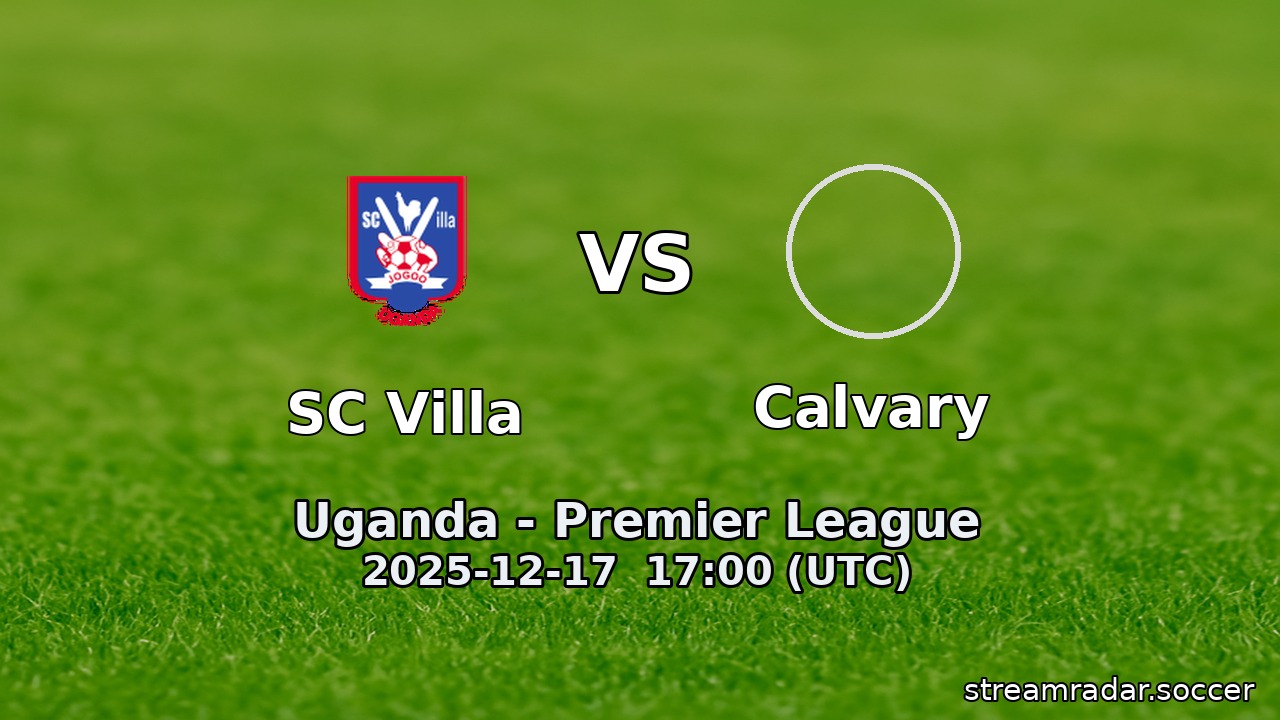 SC Villa vs Calvary