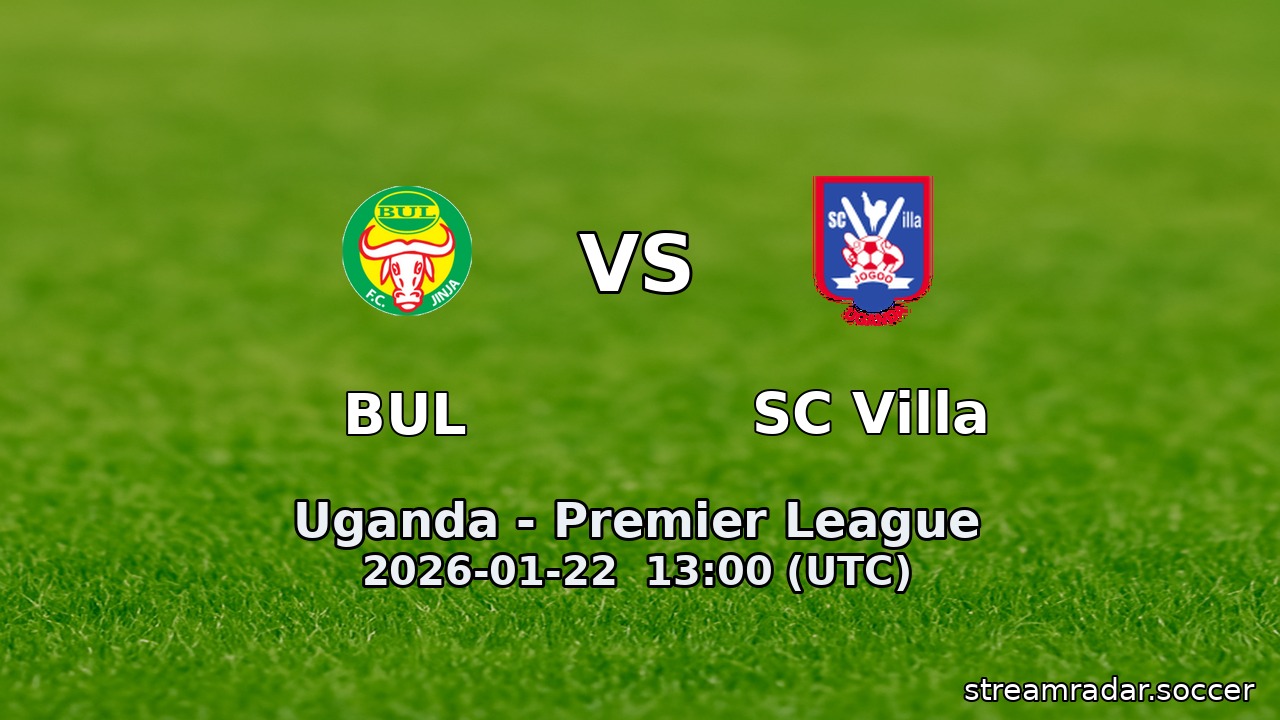 BUL vs SC Villa