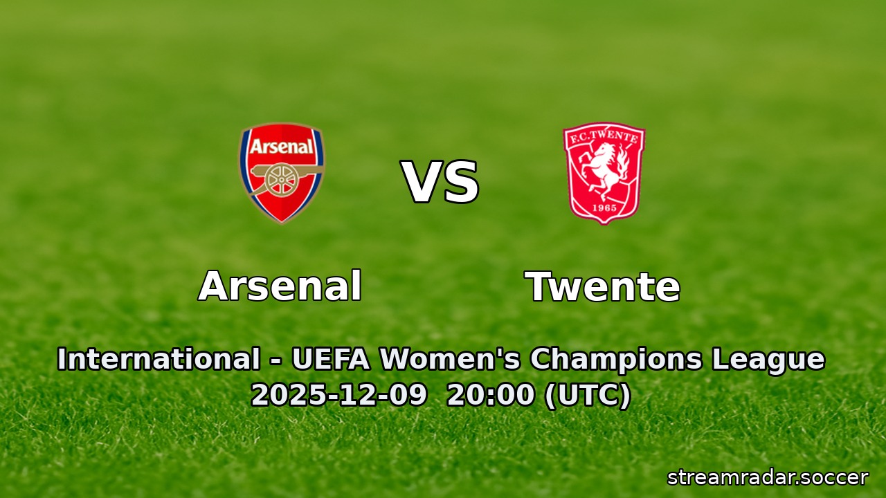 Arsenal vs Twente