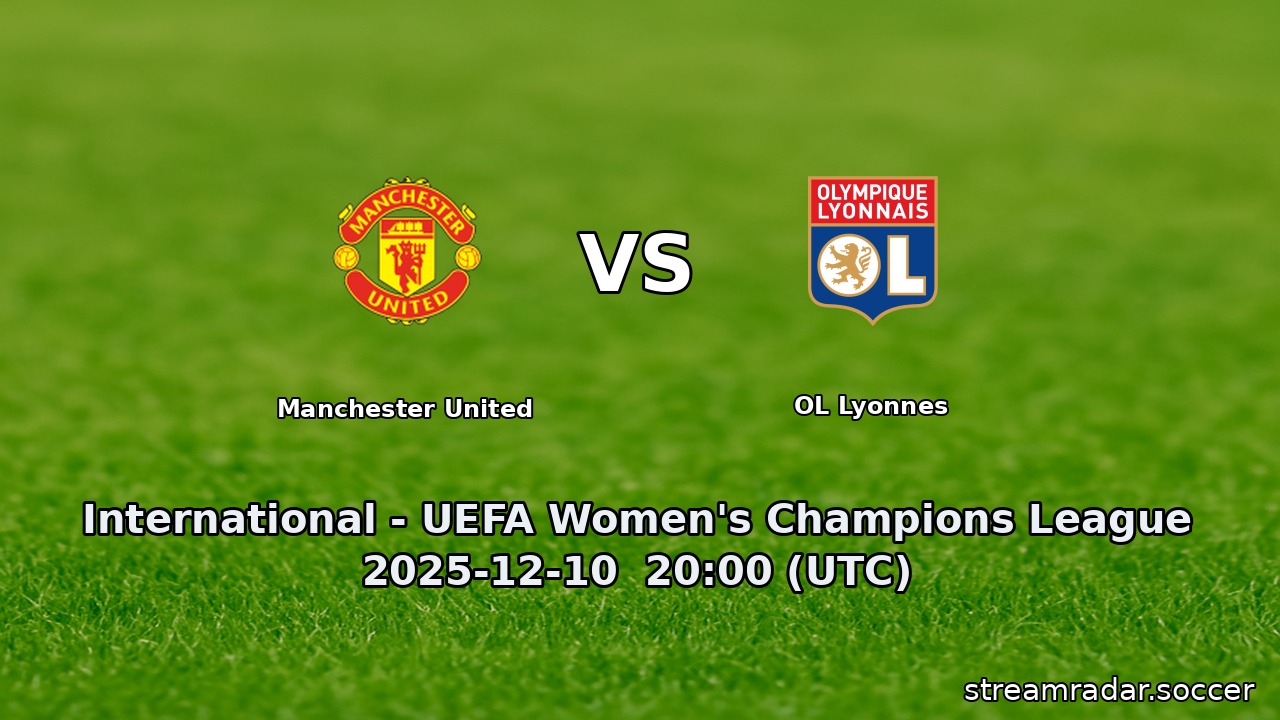 Manchester United vs OL Lyonnes