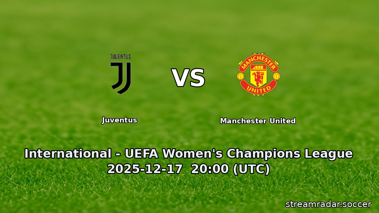 Juventus vs Manchester United