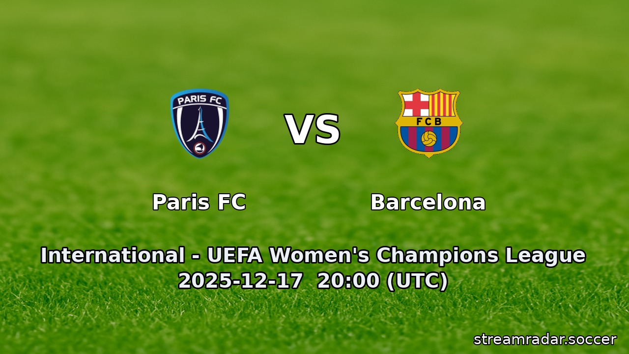 Paris FC vs Barcelona