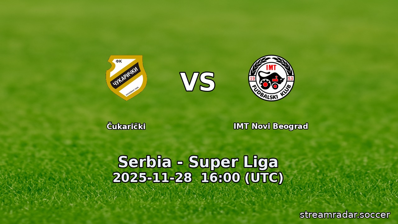 Čukarički vs IMT Novi Beograd