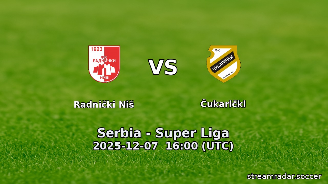 Radnički Niš vs Čukarički