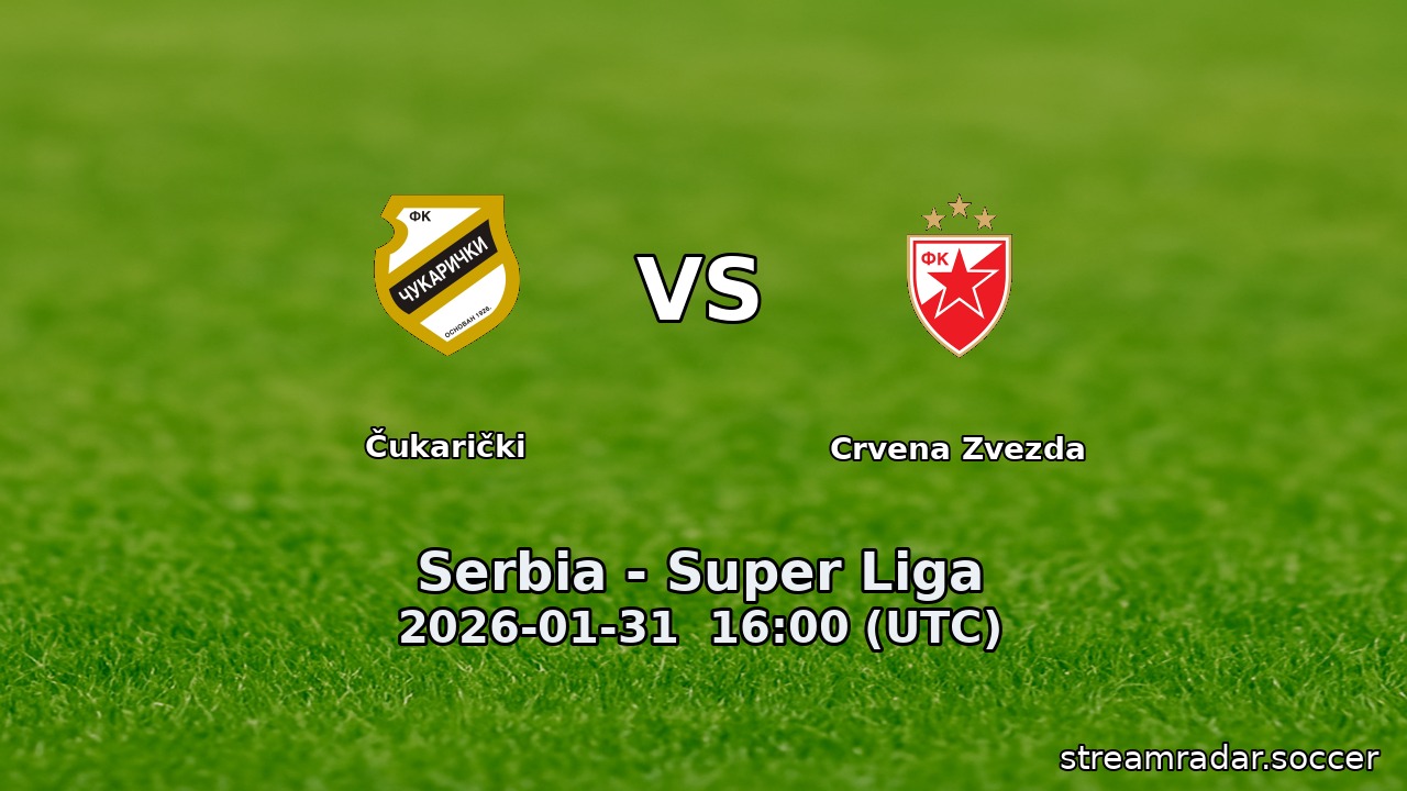 Čukarički vs Crvena Zvezda