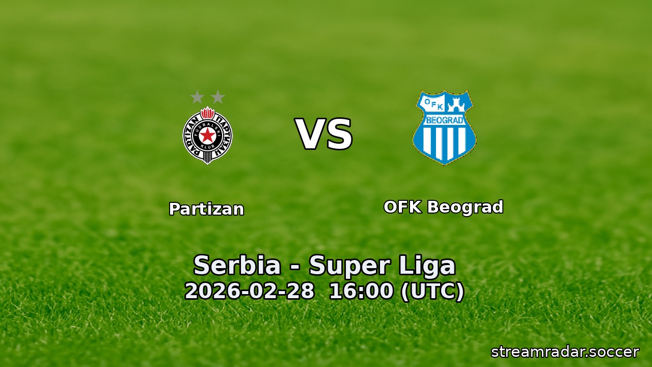 Partizan vs OFK Beograd