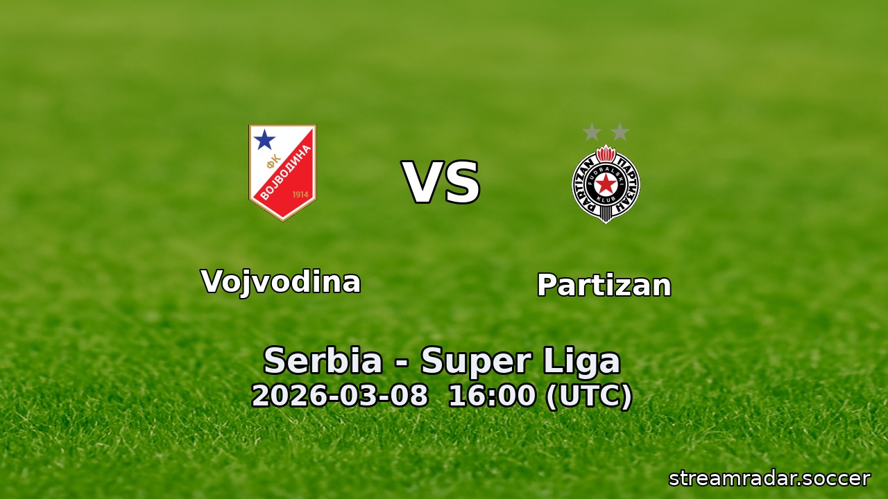 Vojvodina vs Partizan