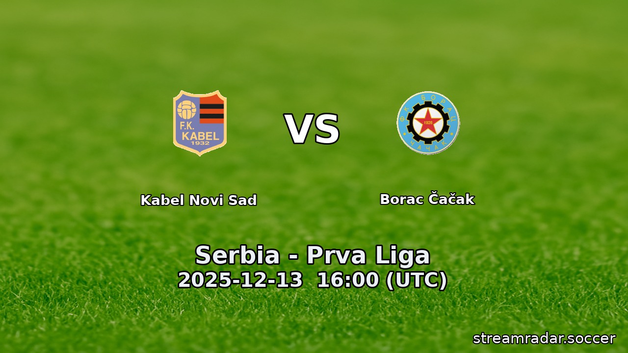 Kabel Novi Sad vs Borac Čačak