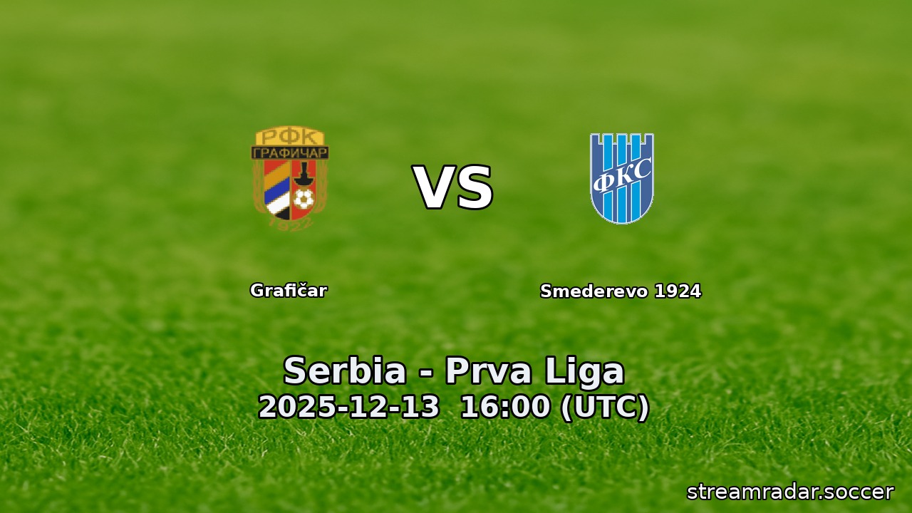 Grafičar vs Smederevo 1924