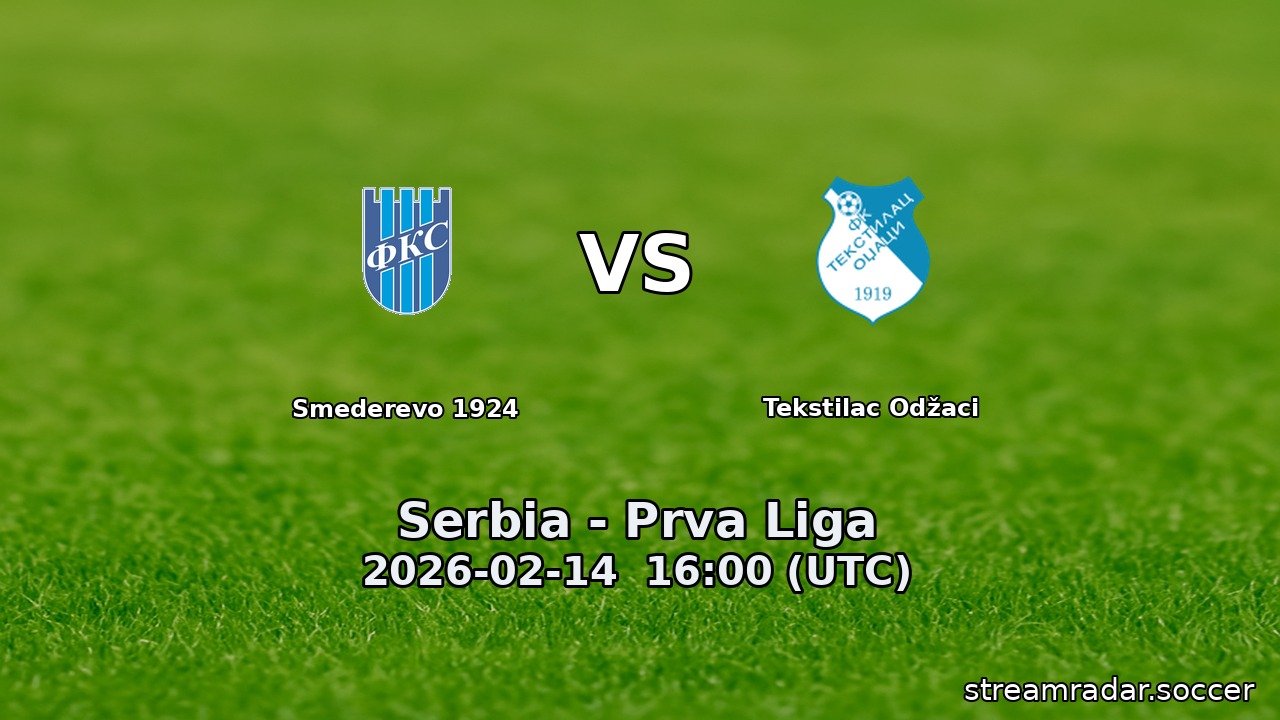 Smederevo 1924 vs Tekstilac Odžaci