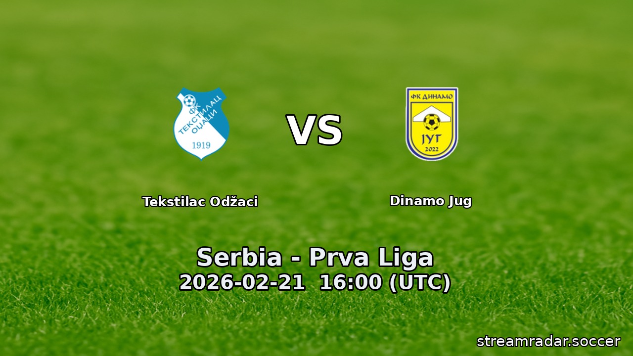 Tekstilac Odžaci vs Dinamo Jug