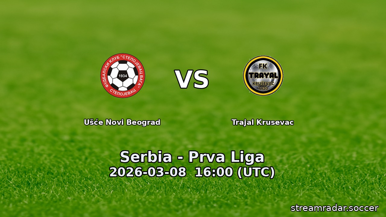 Ušće Novi Beograd vs Trajal Krusevac
