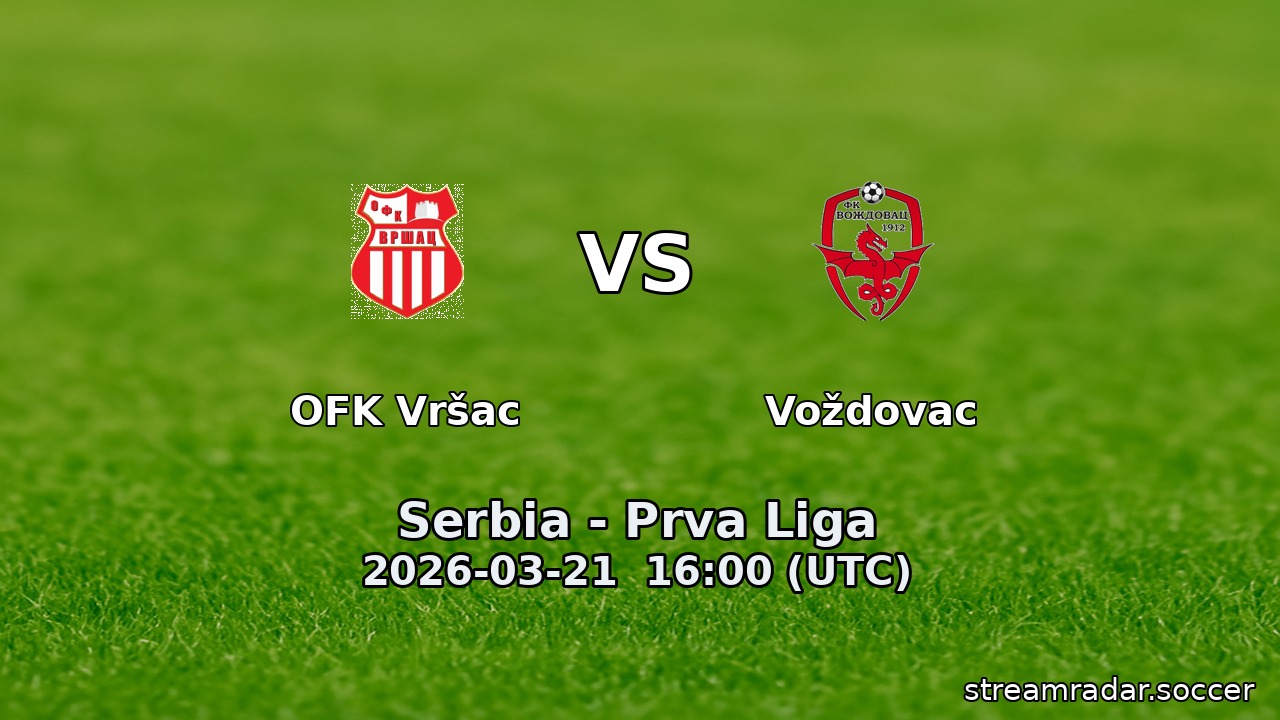 OFK Vršac vs Voždovac