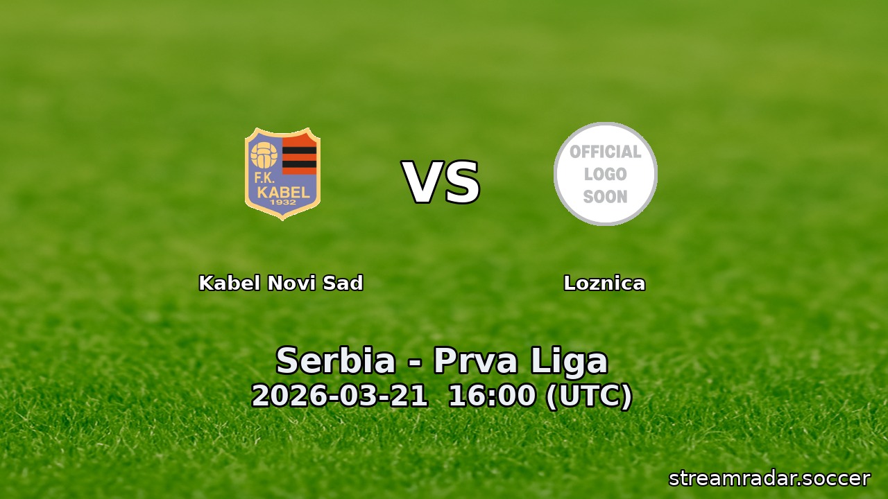 Kabel Novi Sad vs Loznica