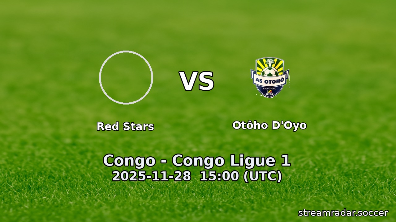 Red Stars vs Otôho D'Oyo