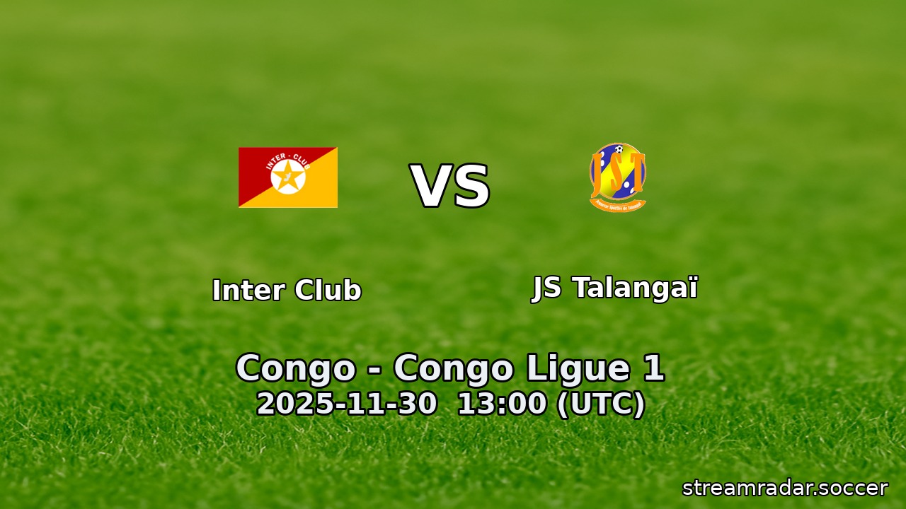 Inter Club vs JS Talangaï
