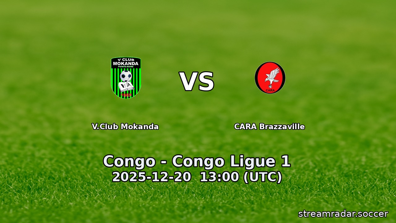V.Club Mokanda vs CARA Brazzaville