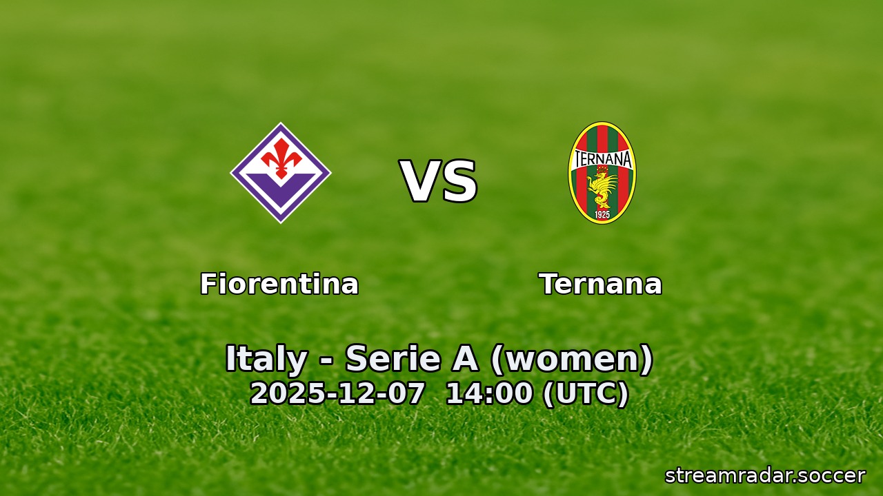 Fiorentina vs Ternana