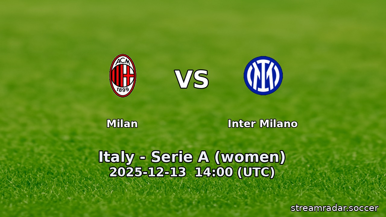 Milan vs Inter Milano