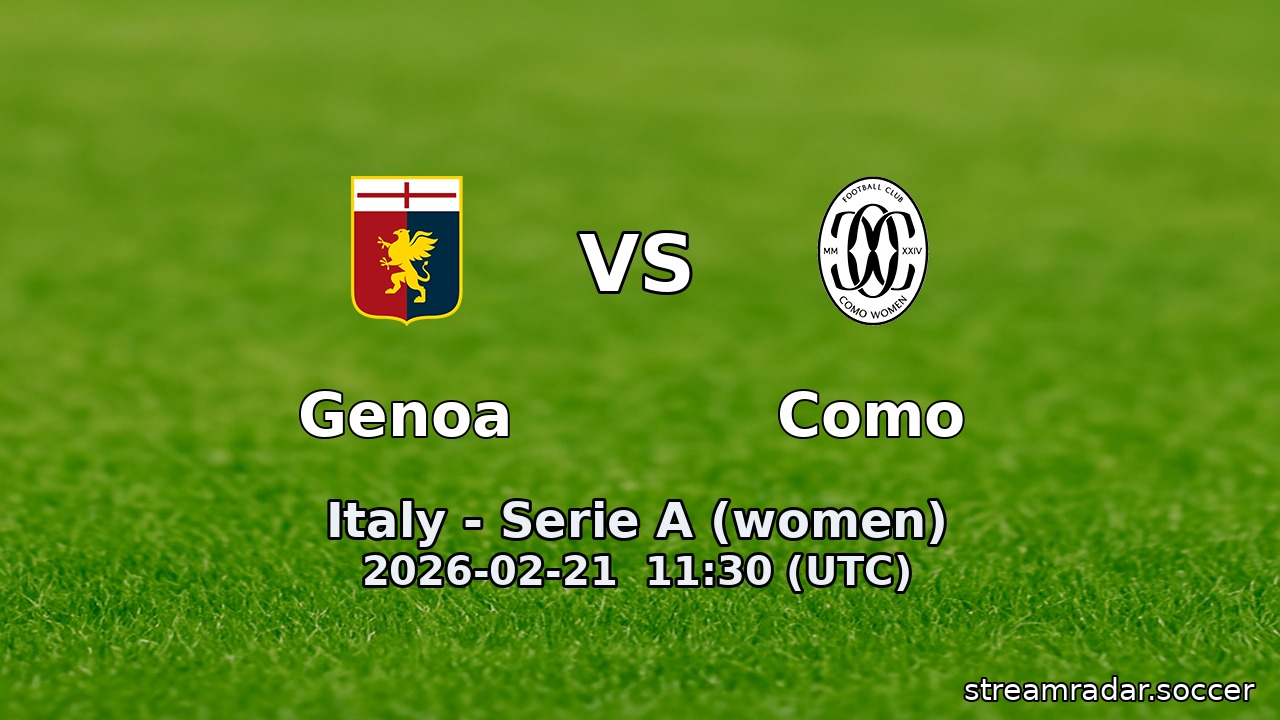 Genoa vs Como