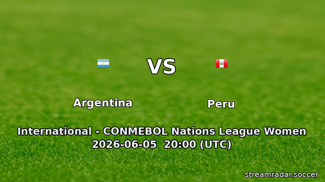 Argentina vs Peru