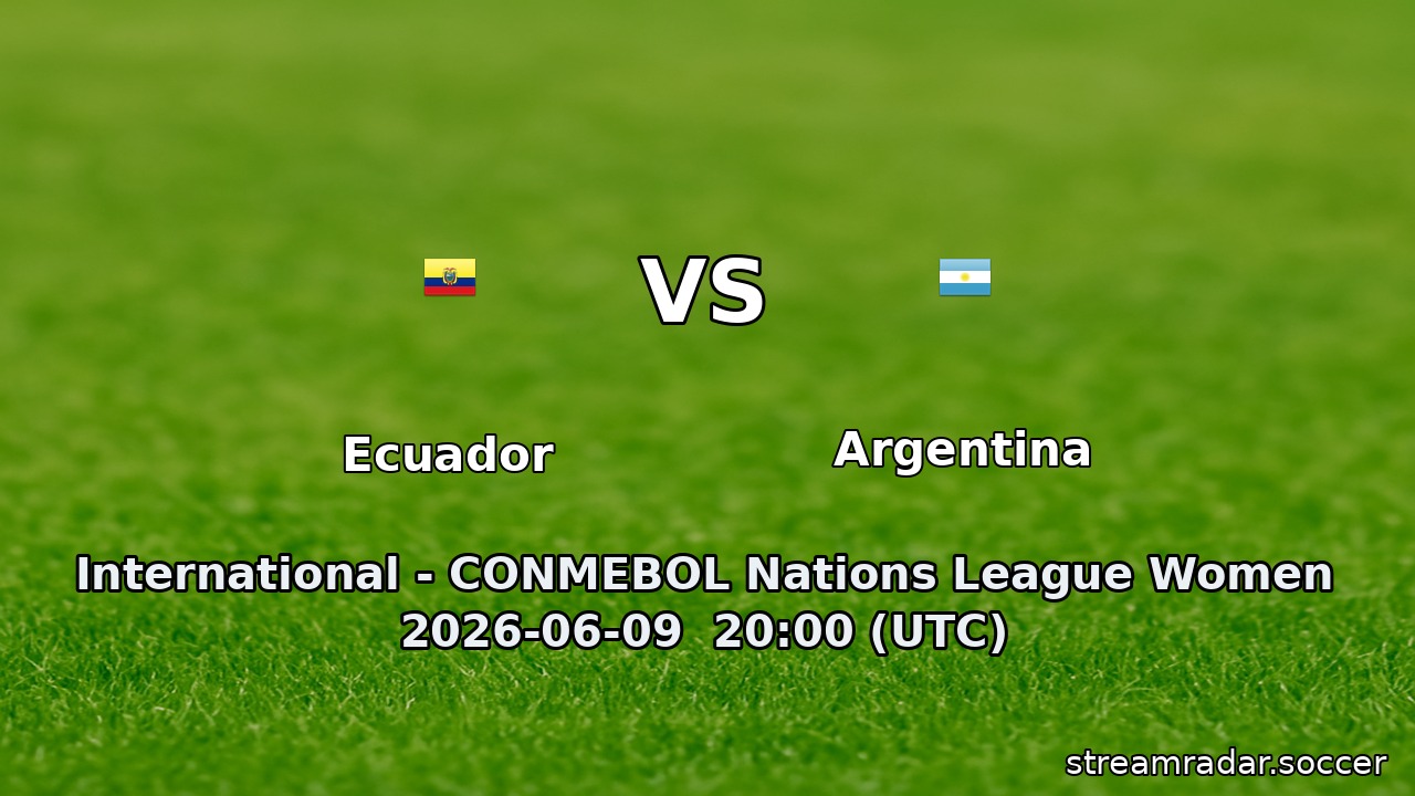 Ecuador vs Argentina