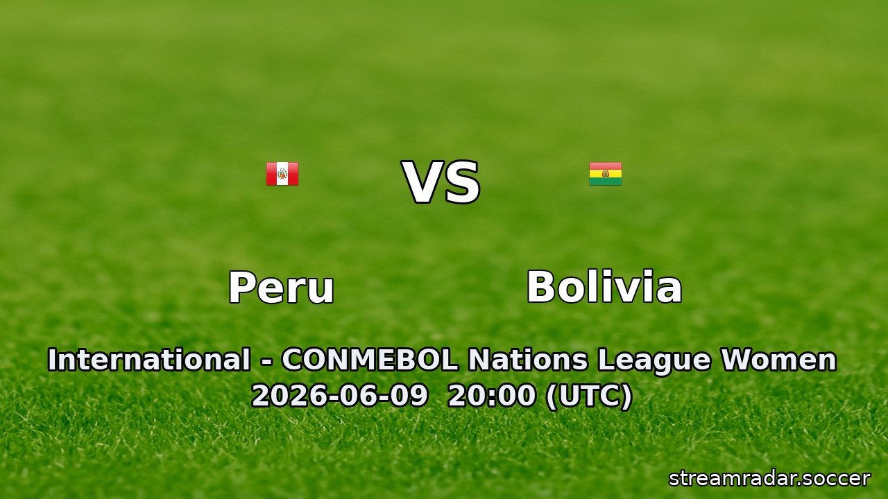 Peru vs Bolivia