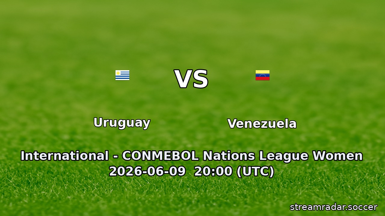 Uruguay vs Venezuela