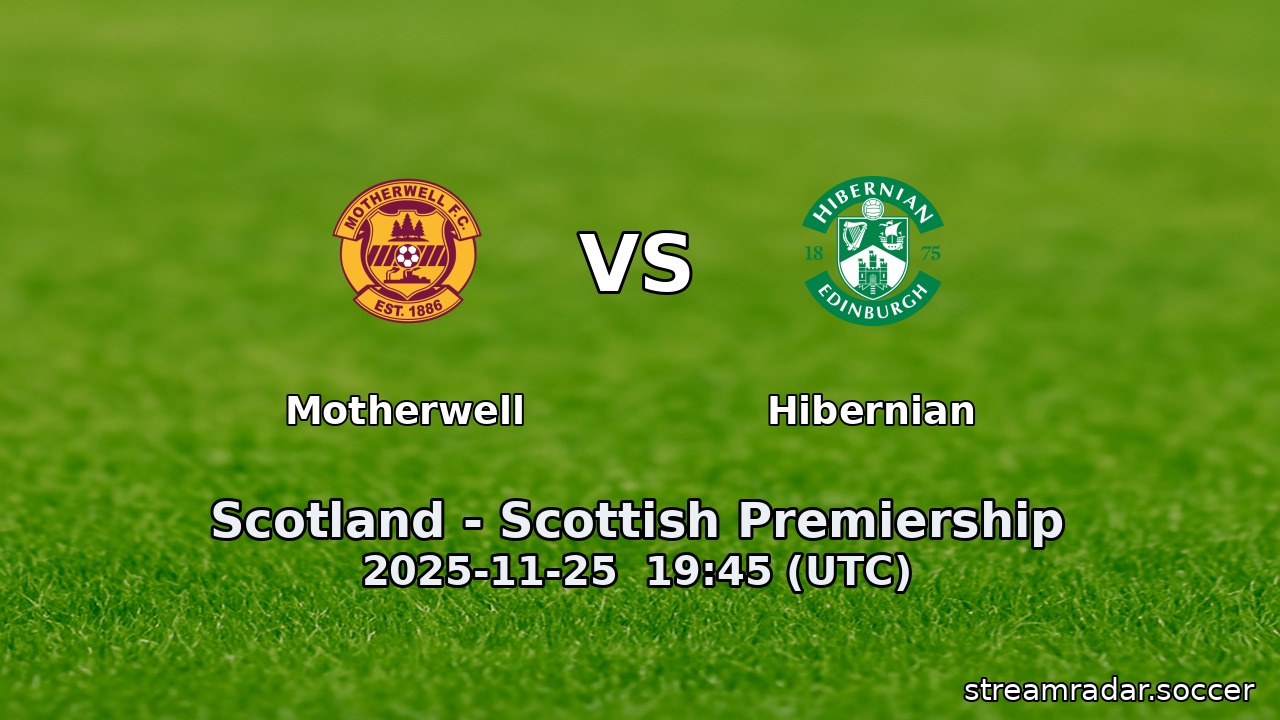 Motherwell vs Hibernian