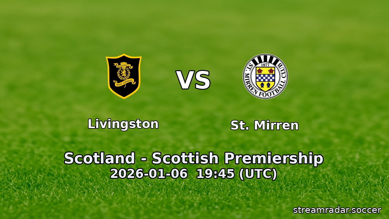 Livingston vs St. Mirren