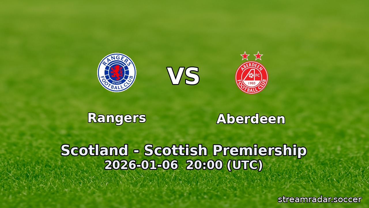 Rangers vs Aberdeen