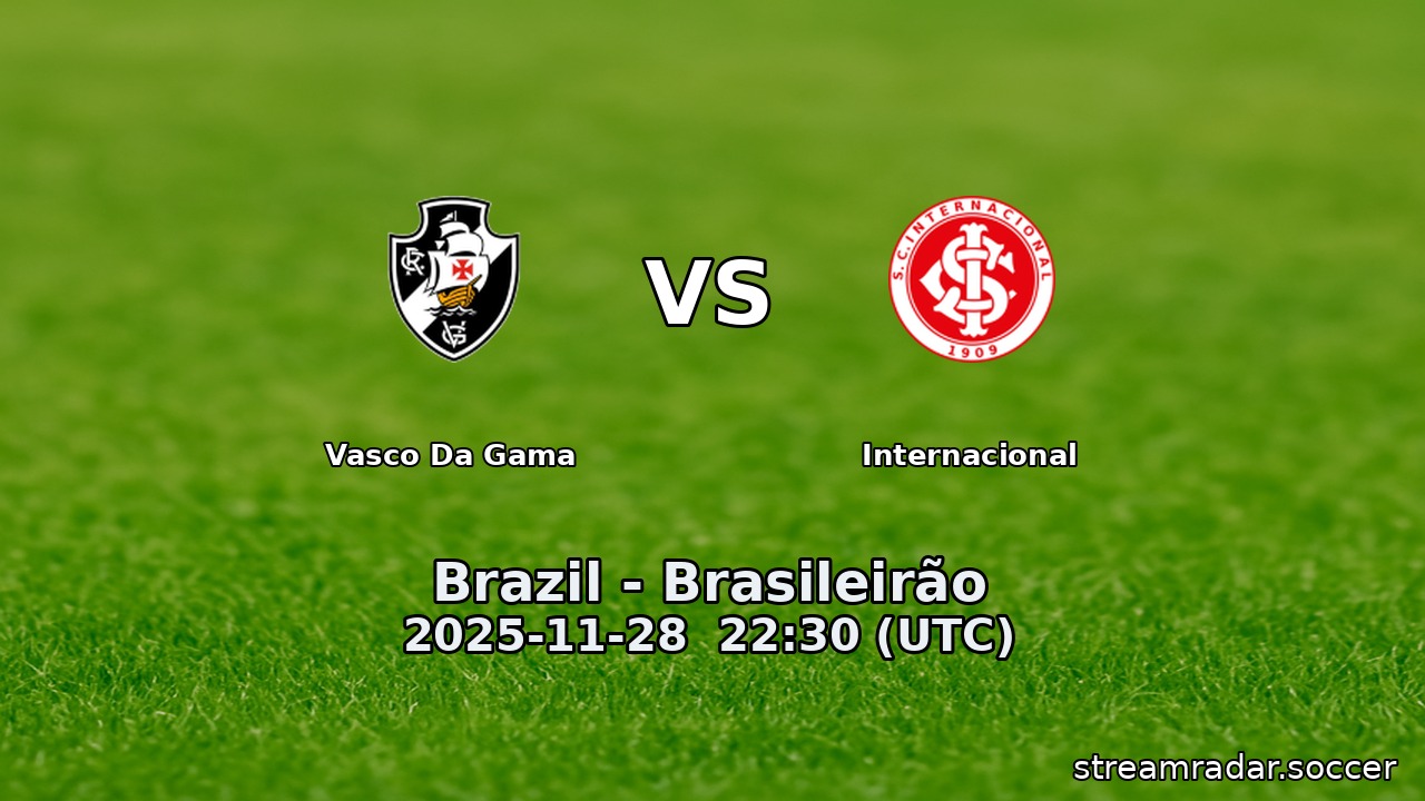 Vasco Da Gama vs Internacional