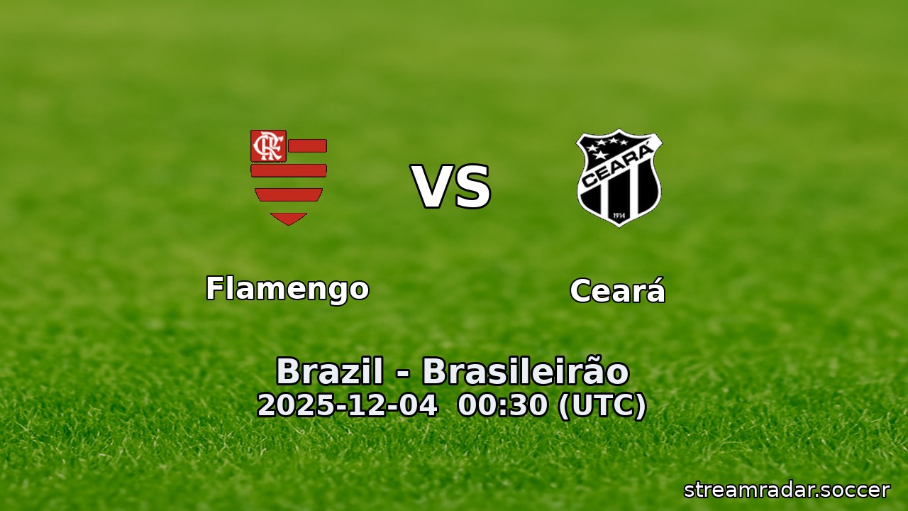 Flamengo vs Ceará