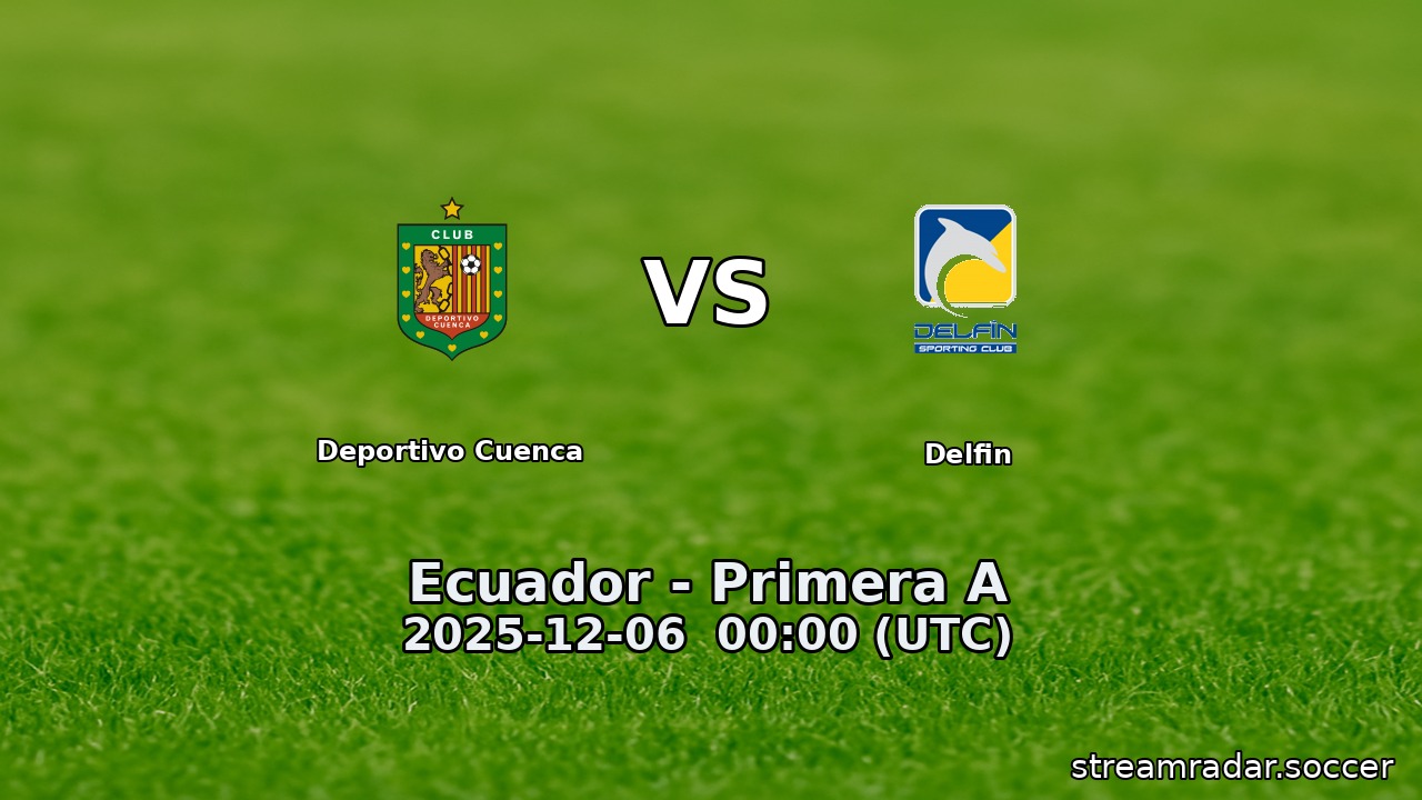 Deportivo Cuenca vs Delfin