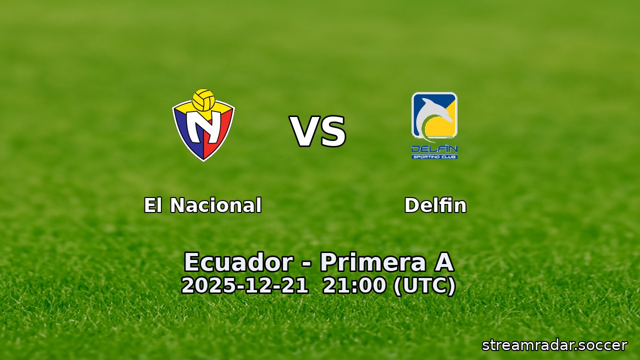 El Nacional vs Delfin