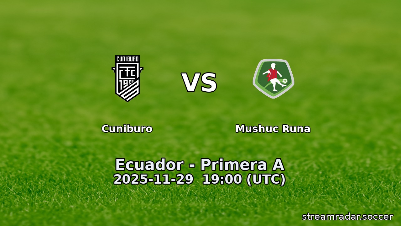 Cuniburo vs Mushuc Runa