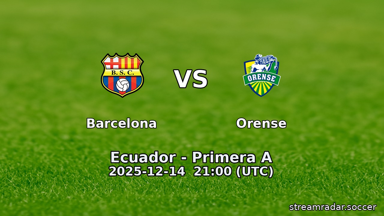 Barcelona vs Orense