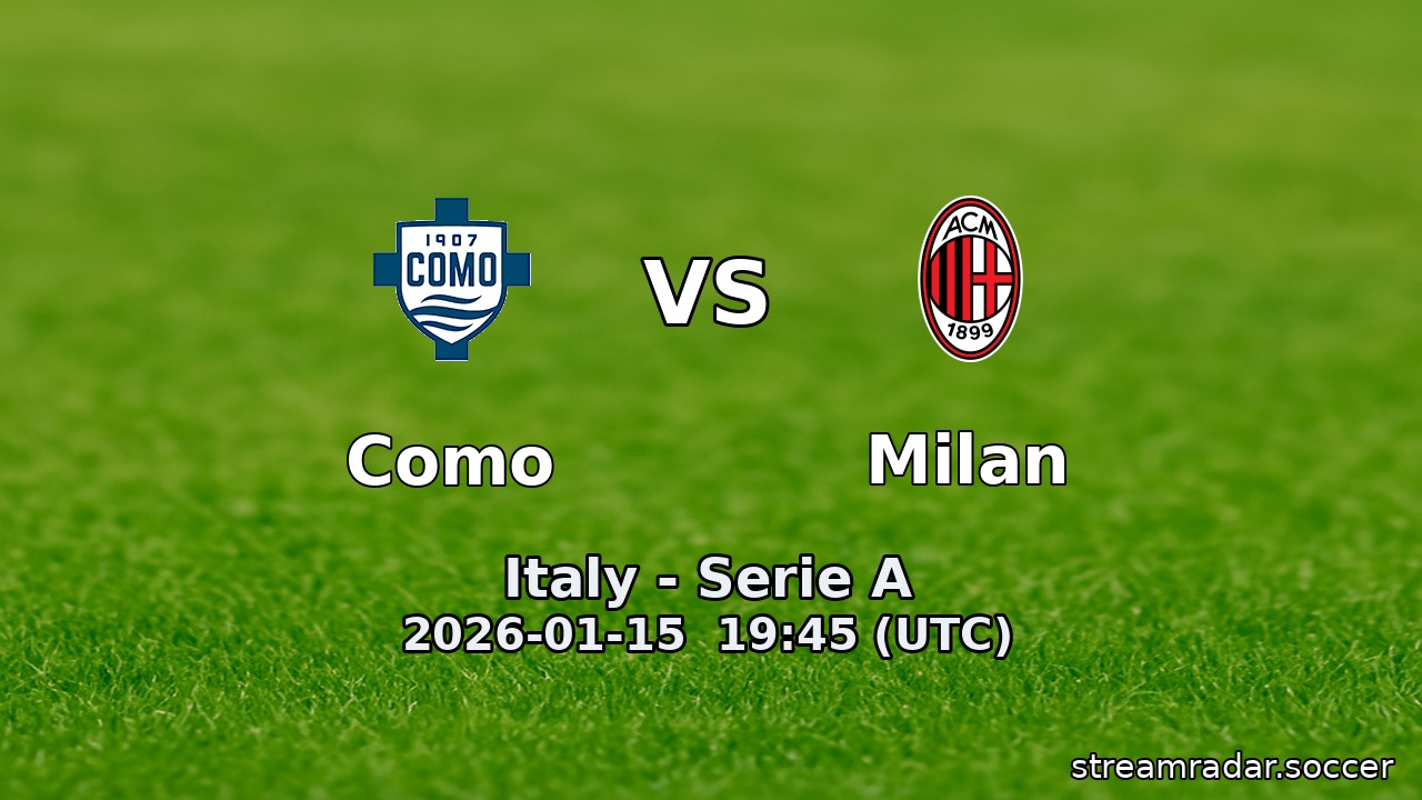 Como vs Milan