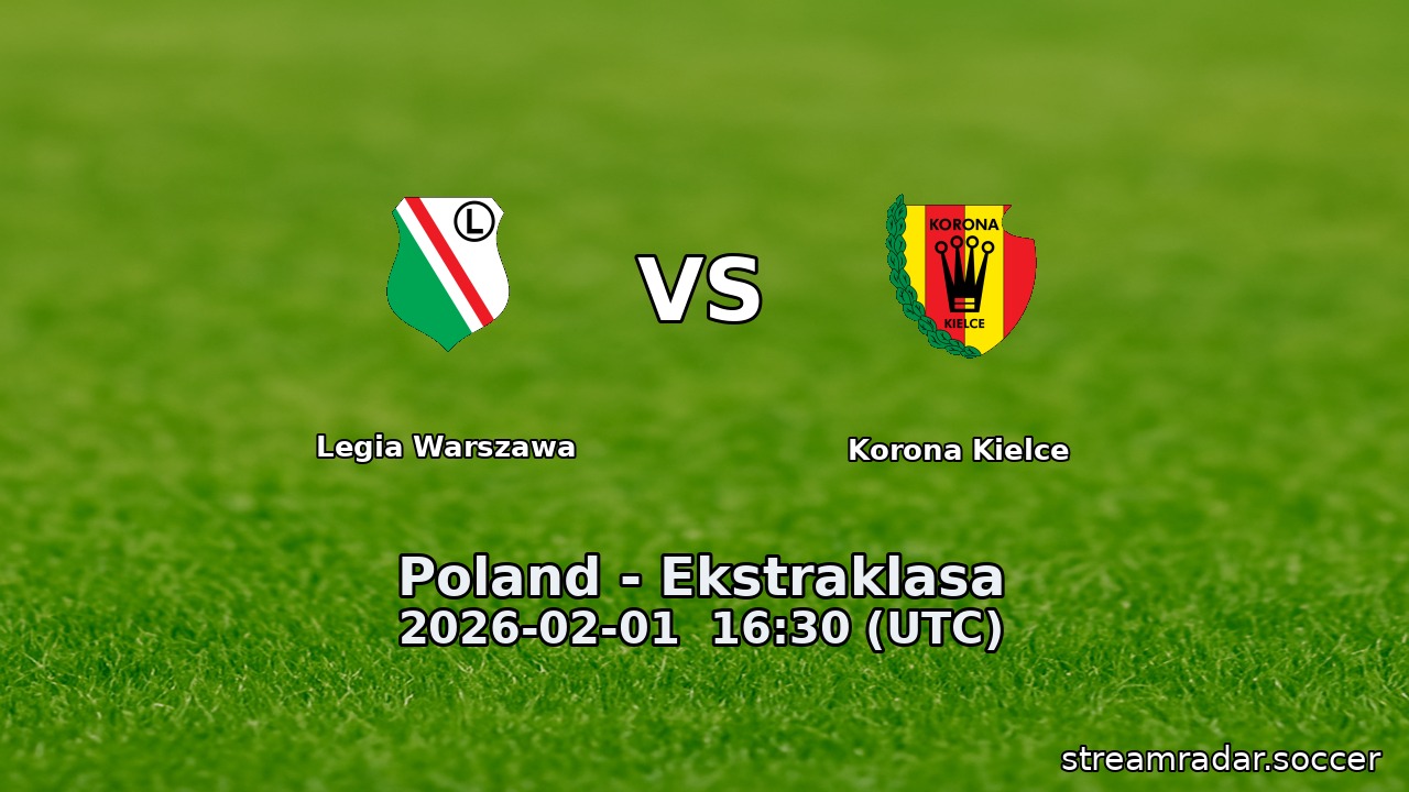 Legia Warszawa vs Korona Kielce